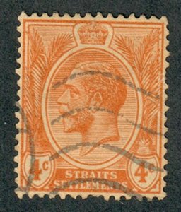 Straits Settlement #185 used single