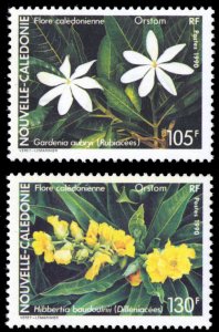 New Caledonia 1990 Scott #638-639 Mint Never Hinged