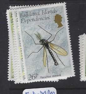 Falkland Islands Butterfly SC IL66-71 MNH (10gvf)
