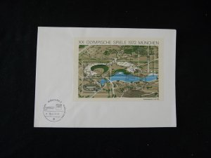 Munchen olympic games FDC Germany 1972