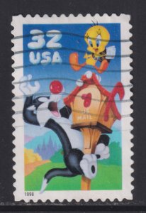 United States 3204a Sylvester & Tweety Bird 1998