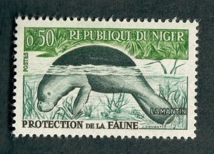 Niger #107 Mint Hinged single