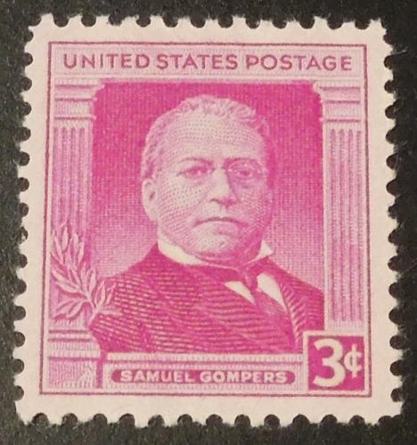 1950 3c Samuel Gompers Scott 988 Mint NH