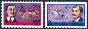 Romania C189-C190, MNH. Michel 3048-3049. Aviation Pioneers: Vlaicu, Vuia, 1972.