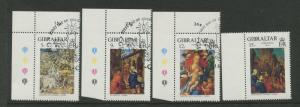 Gibraltar - Scott 374-377 - Christmas Issue -1978 - MNH - Set of 4 Stamps