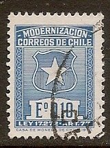 Chile 1970 Postal Tax Scott # RA3 used. Free Shipping for All Additional Items.