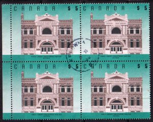 Canada 1996 Public Library Mi.1537 Block of 4 Used