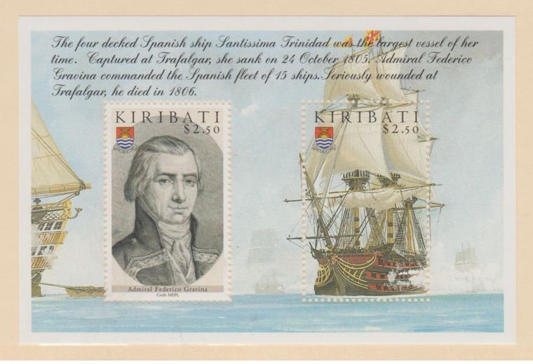 Kiribati Scott #866 Stamp - Mint NH Souvenir Sheet