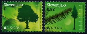 Slovenia 889-90 (MI897-8) MNH EUROPA, Forests