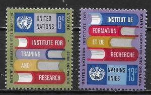 United Nations 192-93 UNITAR set MNH