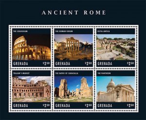 Grenada 2013 -  Ancient Rome Stamp - Sheet of 6 stamps - MNH