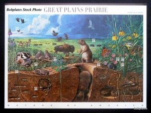 BOBPLATES #3506 Great Plains Prairie Mini Sheet VF MNH SCV=$10