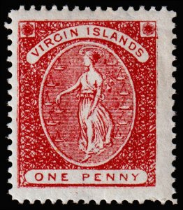 British Virgin Islands Scott 19 (1889) Mint H VF M