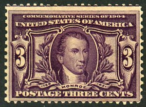 U.S. #325 MINT OG HR