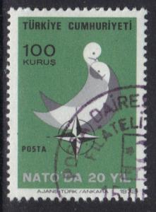 Turkey  #1905  cancelled  1972   NATO  100k