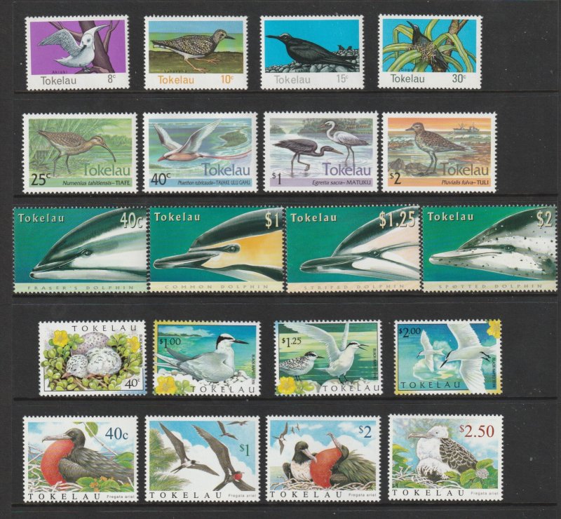 Tokelau x 5 MNH sets all thematic