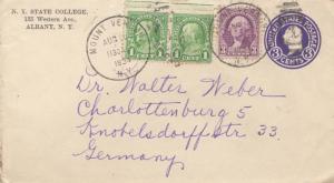 United States York Mount Vernon 1934 numeral duplex  3c Washington and 1c Fra...