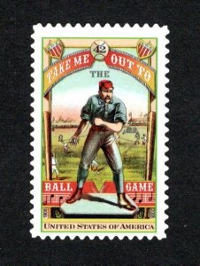 4341 Take Me Out To The Ball Game Single ( Clear Perf's)  MNH