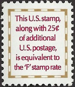 # 2521 MINT NEVER HINGED MAKE-UP STAMP
