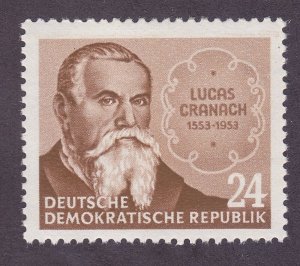 Germany DDR 176 MNH 1953 Lucas Cranach - Painter - 400th Death Anniversary Issue