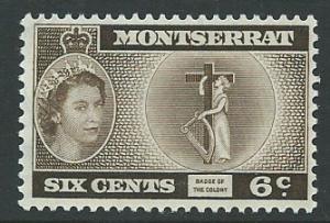 Montserrat SG 142a Mint Very Light Hinge