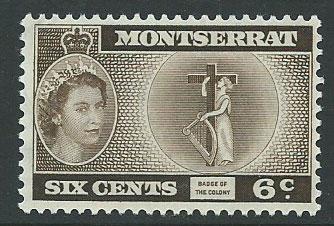Montserrat SG 142a Mint Very Light Hinge