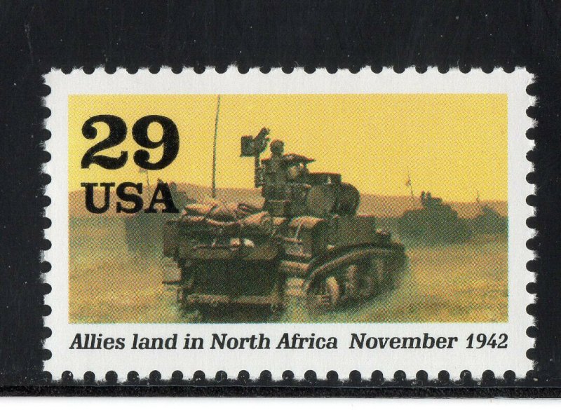 2697j  * ALLIES LAND IN NORTH AFRICA  * U.S. Postage Stamp MNH