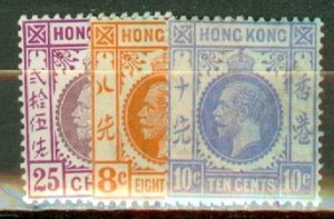JC: Hong Kong 129-141 mint CV $179.50; scan shows only a few