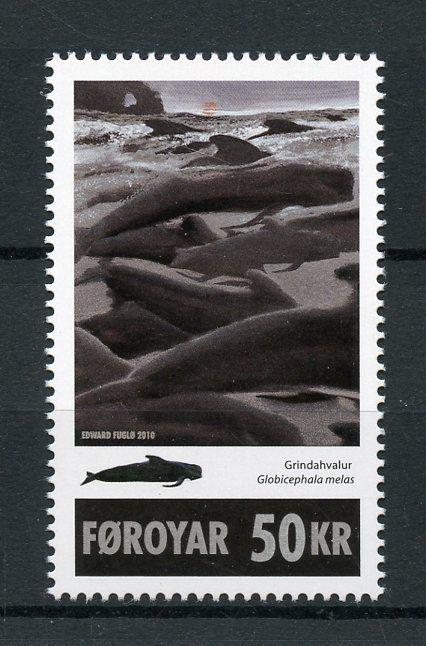 Faroes Faroe Islands 2010 MNH Long-finned Pilot Whale 1v Set Whales Stamps