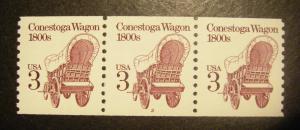 Scott 2252a, 3 cent Conestoga Wagon, PNC3 #2, MNH