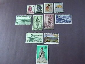 PAPUA/NEW GUINEA # 153-163-MINT NEVER/HINGED-COMPLETE SET----QEII----1961-63