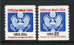 USA O135-O136 Unused (MH)