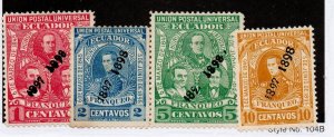 Ecuador 115-118 Set Mint Hinged