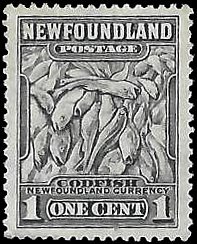 NEWFOUNDLAND   #184 MH NO GUM  (8)