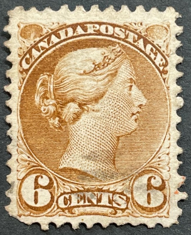 Canada, Scott 39, Used, Light Cancel, some lower missing perfs and corner,