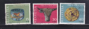 Switzerland B422-B424 U Various