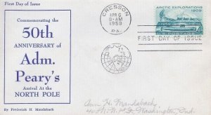 1128 4c ARCTIC EXPLORATIONS - Rare Frederick Mandabach 