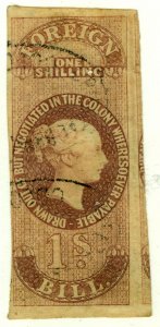 BRITISH COLONY, 1862,Ceylon Revenue:  Foreign Bill 1
