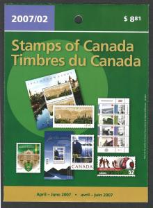 Canada MNH  Quarterly pack 2007 #2