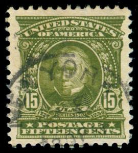 MOMEN: US STAMPS #309 USED PSE GRADED CERT XF-90