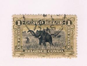 Belgian Congo  #55 Used Elephants (B0142)