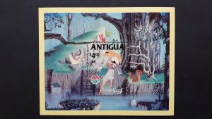 Disney - Antigua - Christmas 1980. ** MNH Block