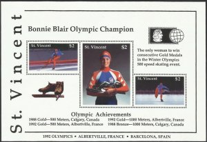 Saint Vincent 1992 MNH Stamps Souvenir Sheet Scott 1641 Sport Olympic Games