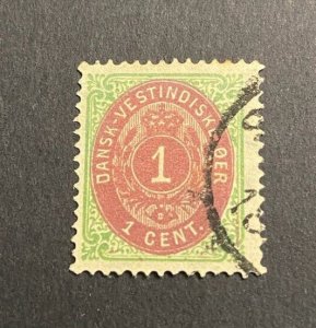 Danish West Indies Scott Number 5b Used