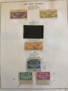 United States - Large group of Airmails - See scans and description