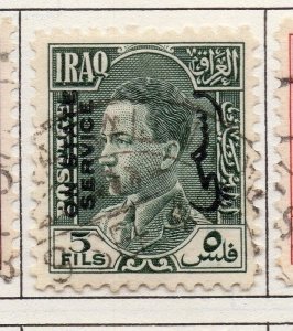 Iraq 1934 Service Issue Fine Used 5f. Optd 139245