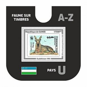 Guinea - 2020 Animal Stamp on Stamp - Stamp Souvenir Sheet - GU200268b5