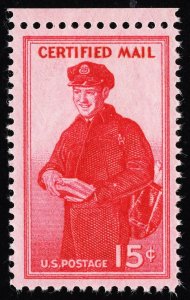 US FA1 MNH VF 15 Cent Mailman Certified Mail