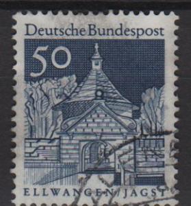 Germany 1966 - Scott  943 used - 50pf, Ellwangen, Jagst