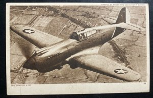 1940s USA Air Force PO 557 Picture Postcard Cover To York PA The Curtis P-40